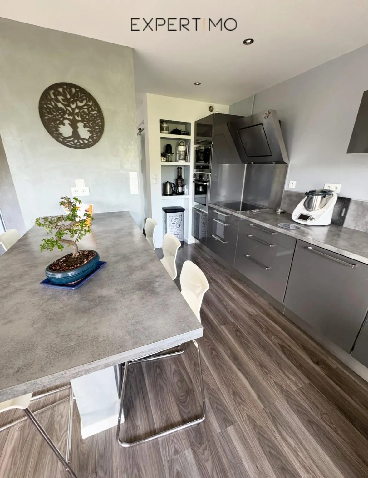 Appartement T4 rénové de 83 m² avec balcon à Échirolles 