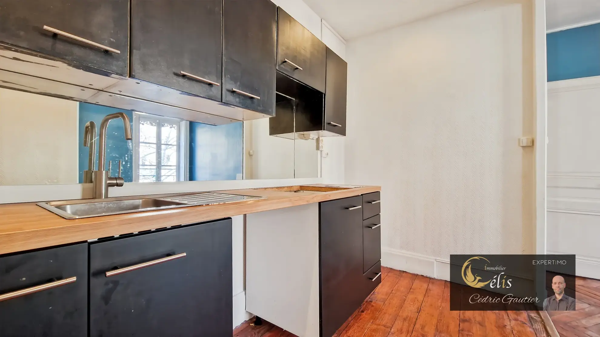 Appartement lumineux de 59 m² à Lyon, idéal pour rénovation, à proximité des métros et commerces 
