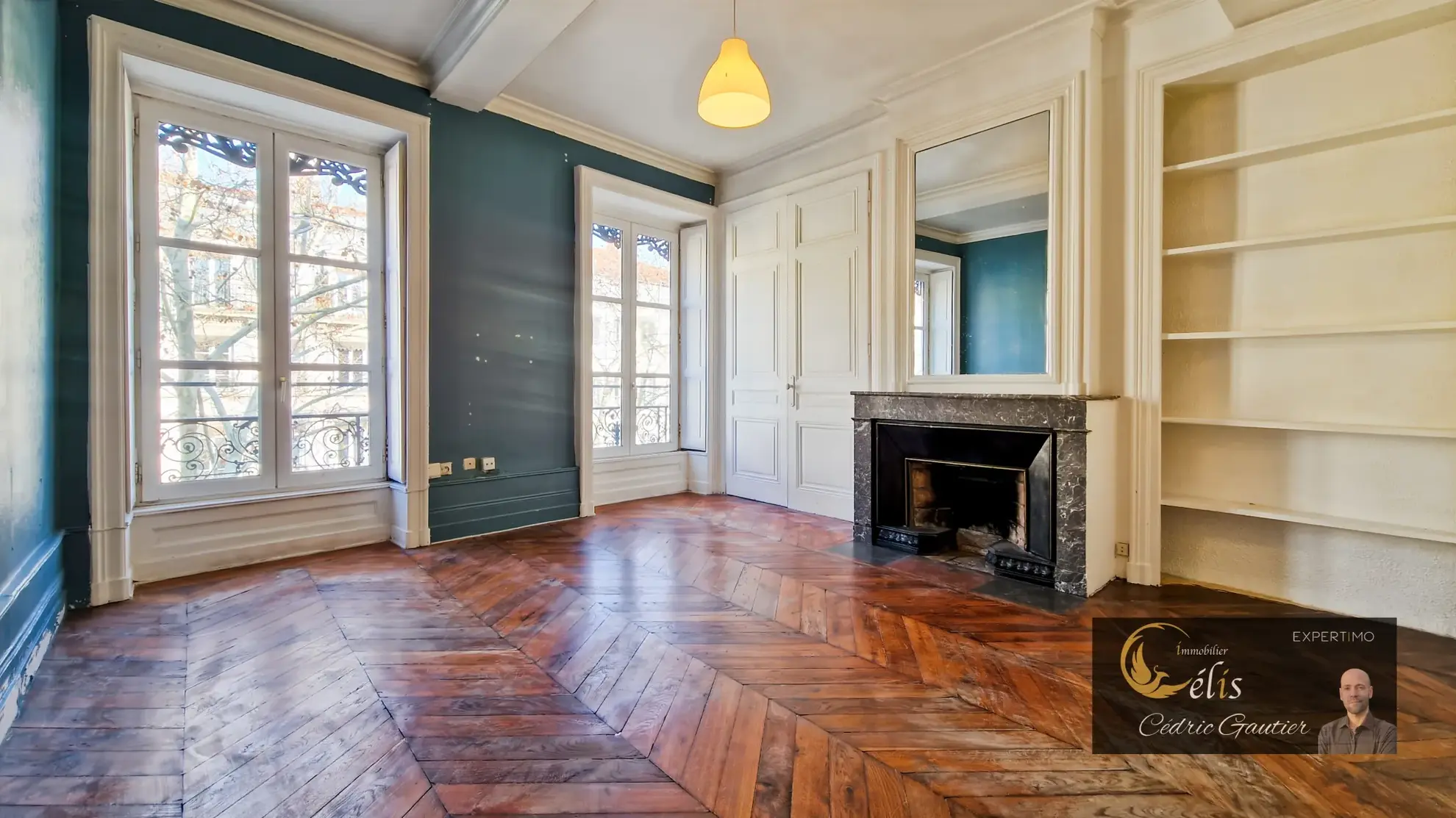 Appartement lumineux de 59 m² à Lyon, idéal pour rénovation, à proximité des métros et commerces