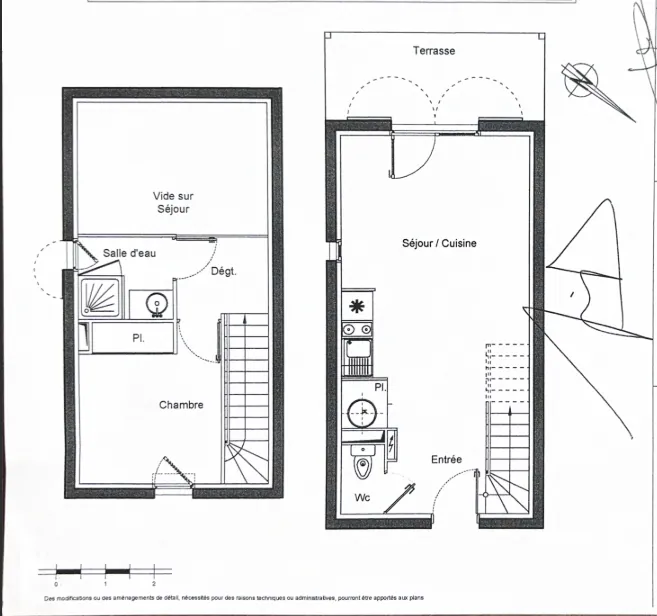 Maison de 45 m² à Lunel avec terrasse et parking privé, idéale pour investissement ou résidence secondaire 