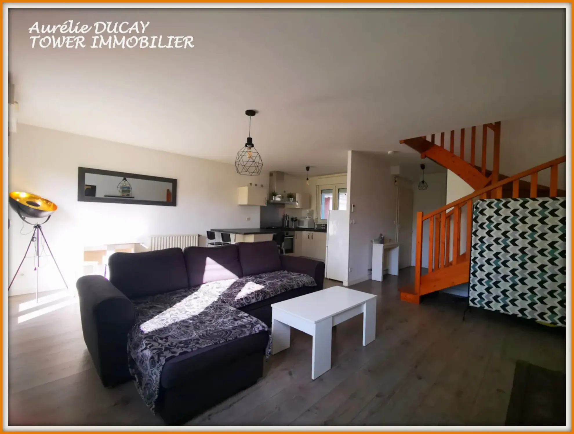 Maison 72 m² avec 2 chambres, jardin et garage à Boe 