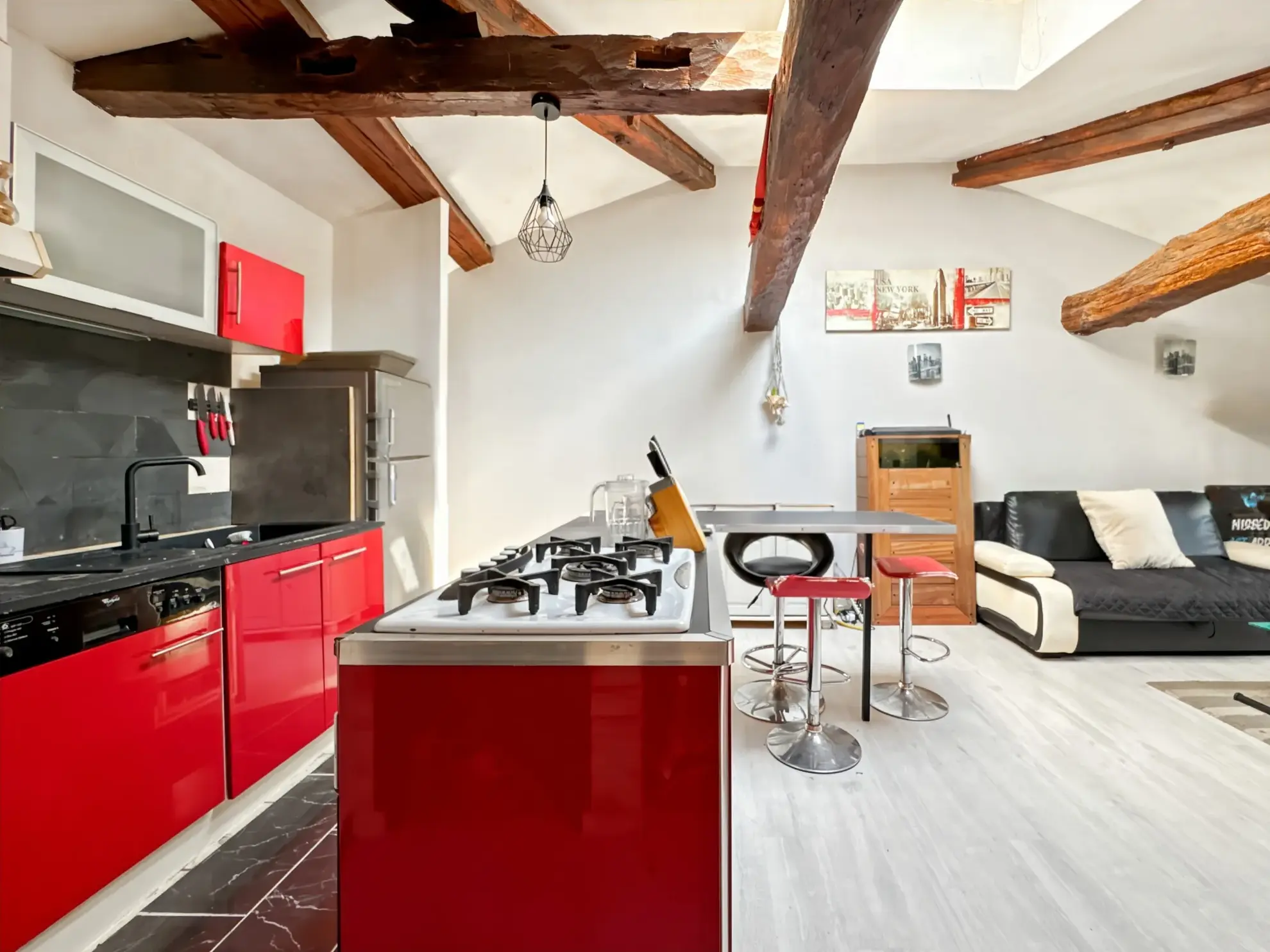 Magnifique appartement T2 avec vue sur la Saône à Trévoux, centre-ville 