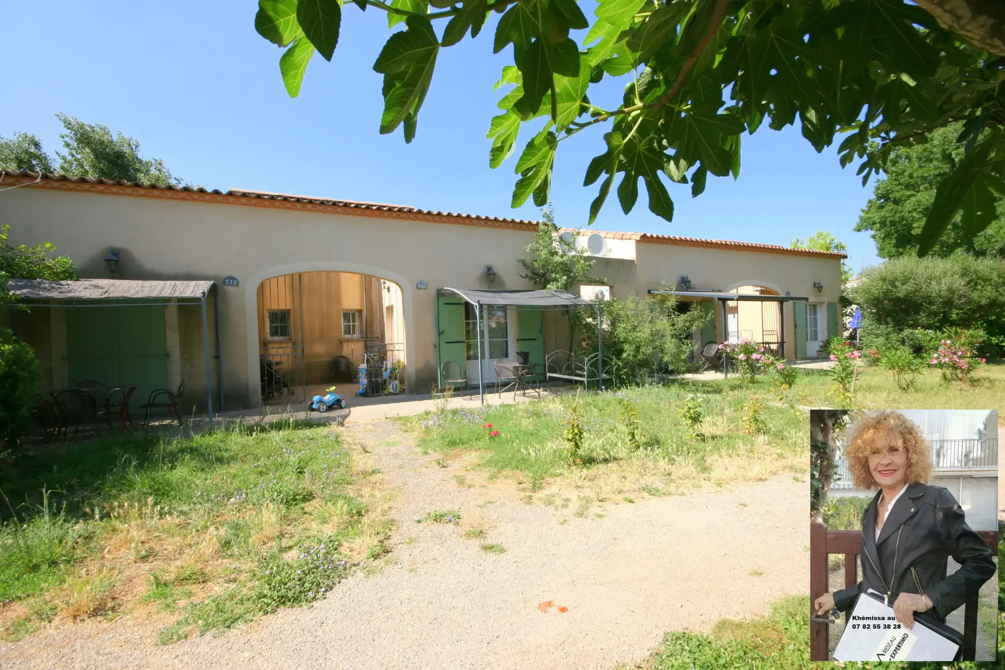 Belle maison T3 avec jardin et piscine à Gallargues-Le-Montueux, Gard