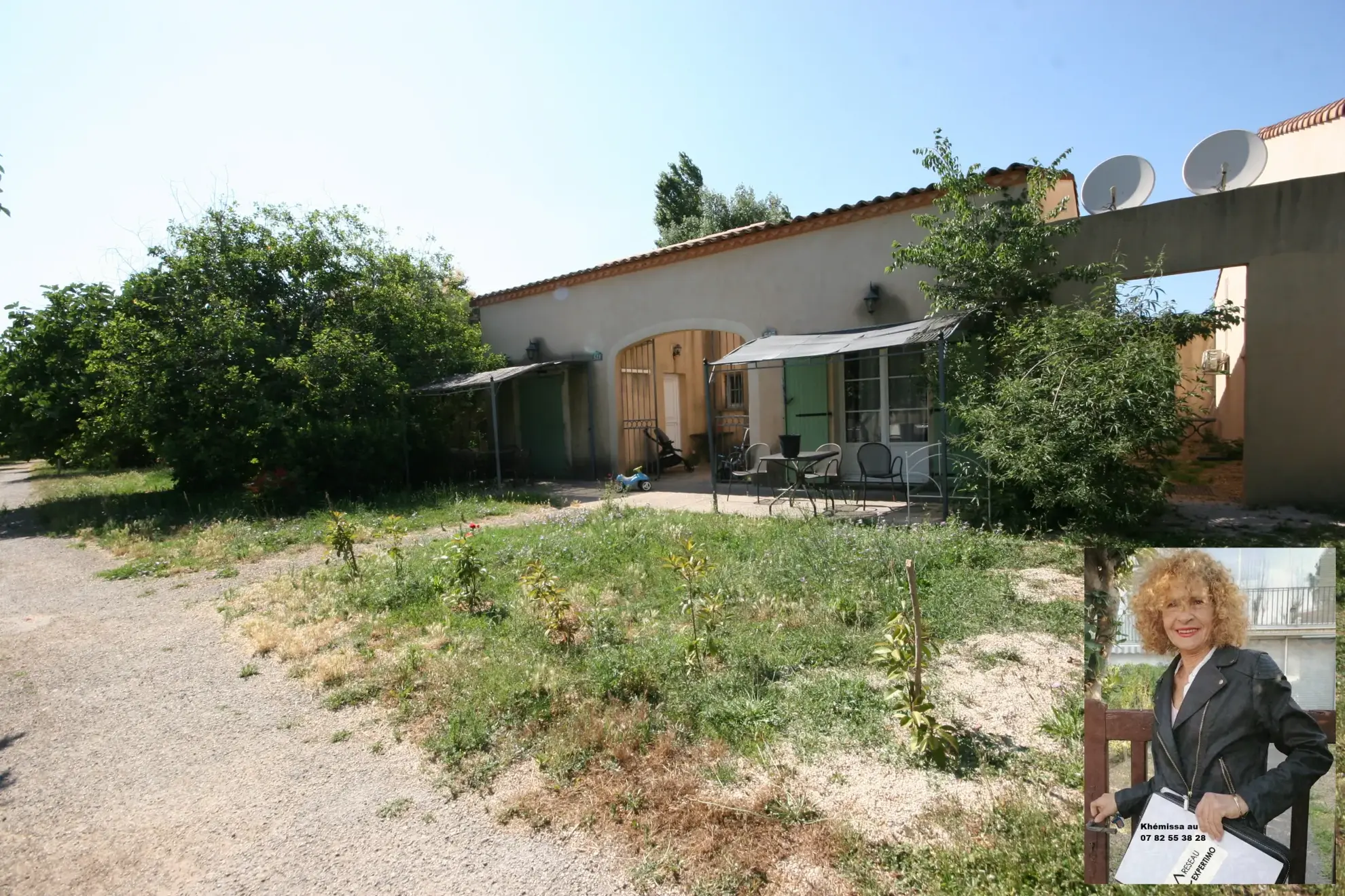 Belle maison T3 avec jardin et piscine à Gallargues-Le-Montueux, Gard 