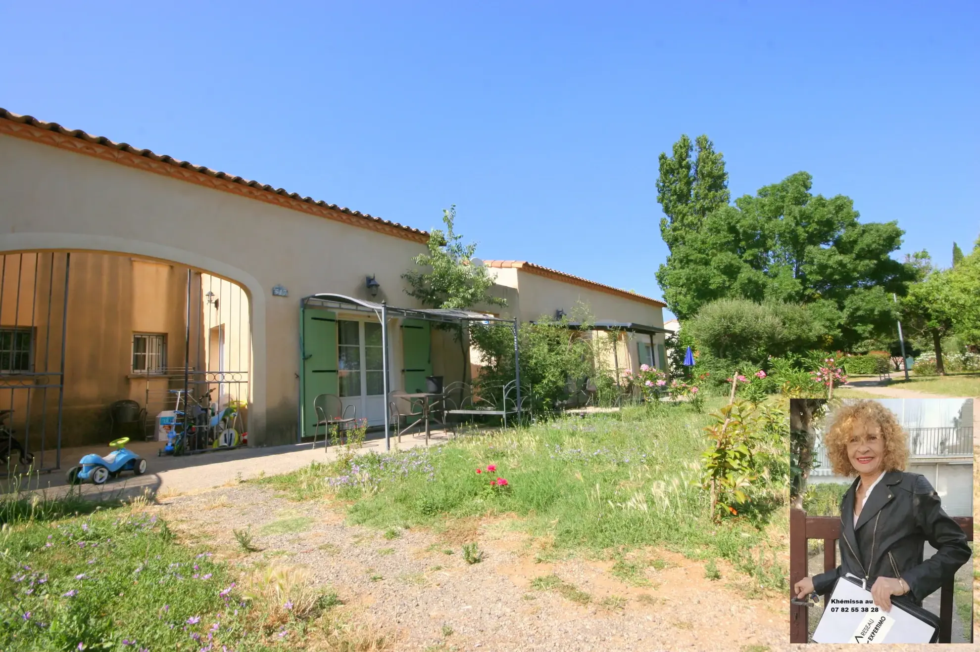 Belle maison T3 avec jardin et piscine à Gallargues-Le-Montueux, Gard 