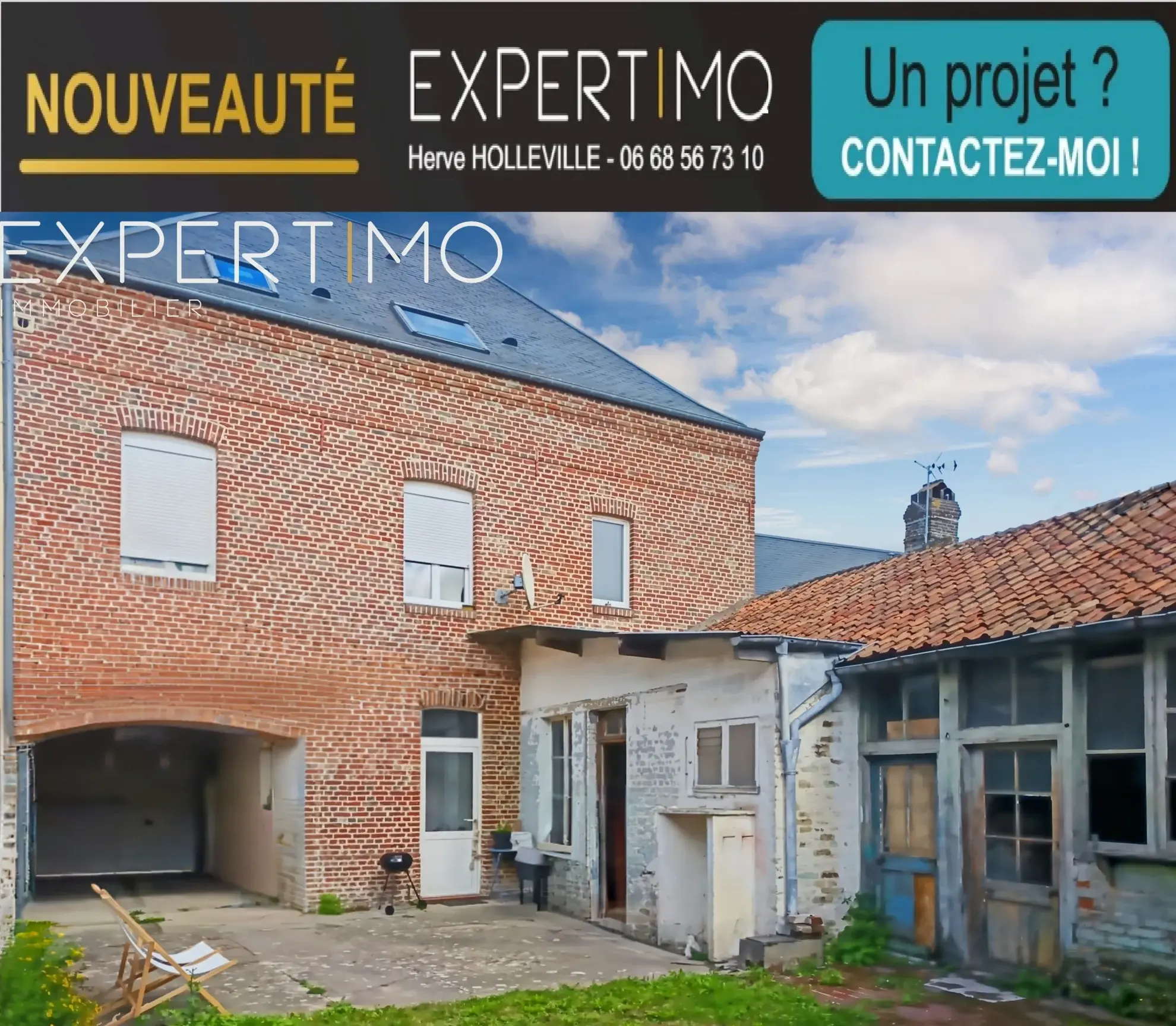 Investissement immobilier à Rue - Immeuble de rapport au cœur de la ville avec parking et potentiel locatif élevé