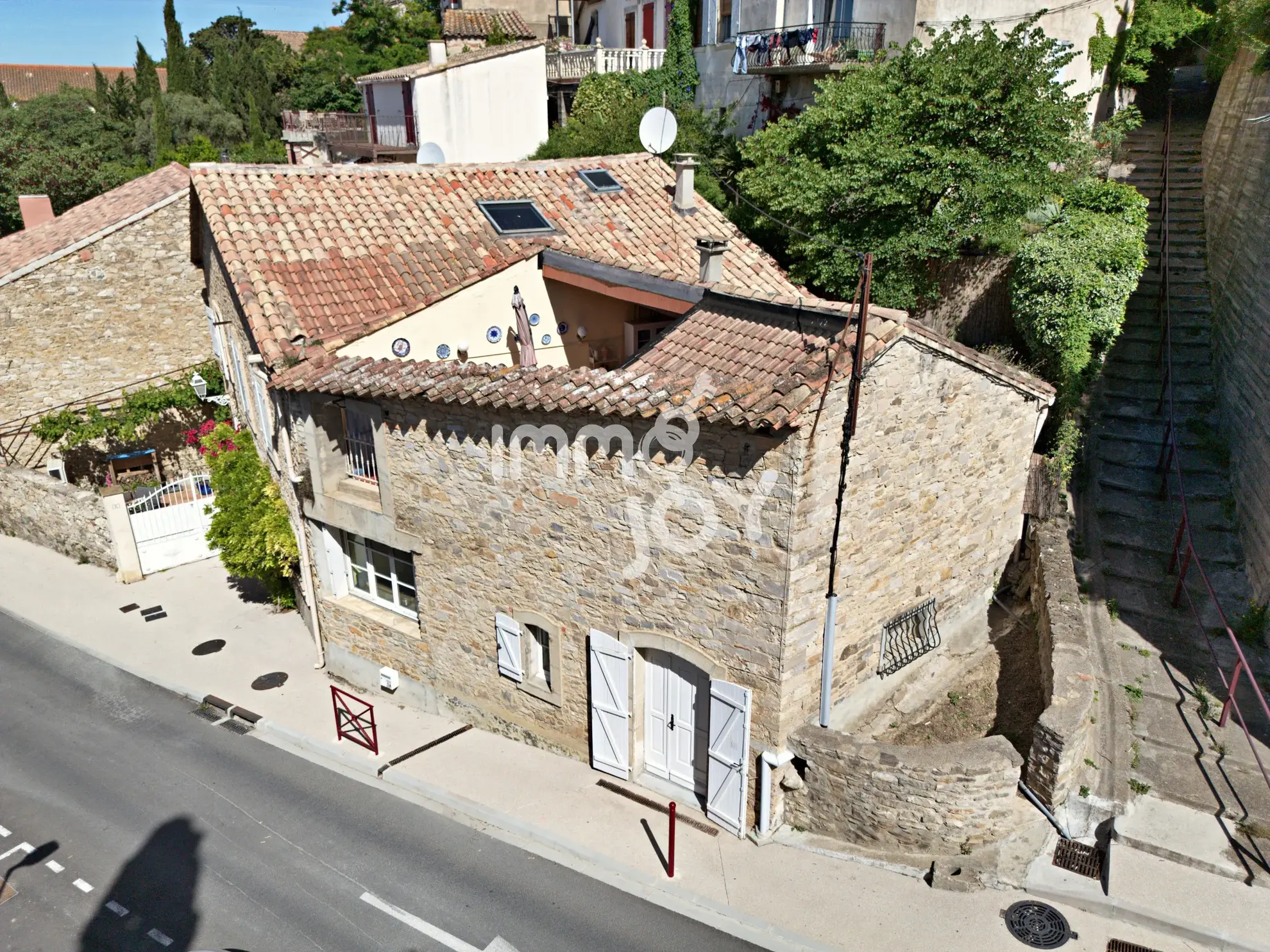 Maison de village avec terrasse et vue sur le Canal du Midi à Ventenac-en-Minervois