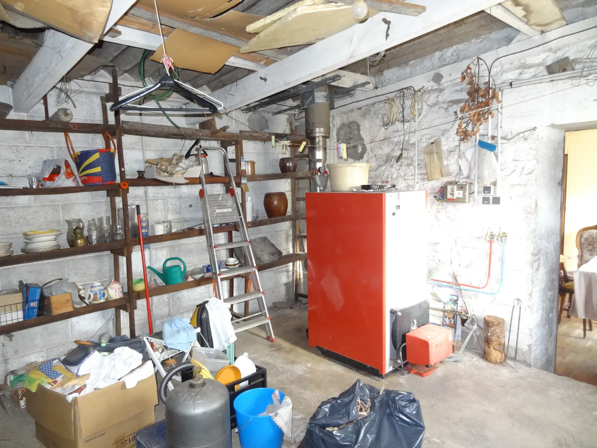 Maison de ville avec jardin et garage à Rostrenen dans les Côtes d'Armor 