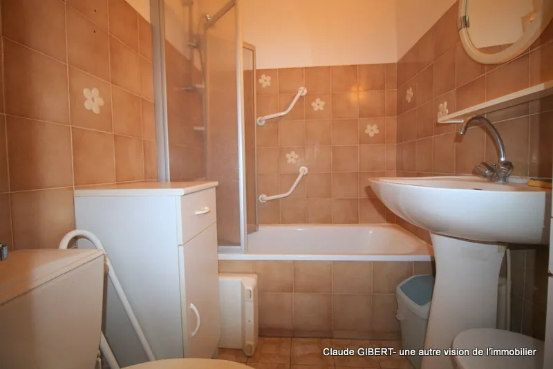 Appartement T1 de 19 m² avec terrasse à Balaruc-les-Bains, proche thermes et commodités 