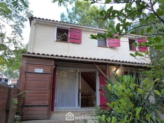 Charmante maison mitoyenne de 40 m² à Lacanau avec jardin privé et piscine