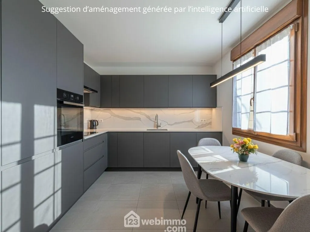 Maison familiale à Sablé-sur-Sarthe avec 3 chambres et grand sous-sol, terrain clos 