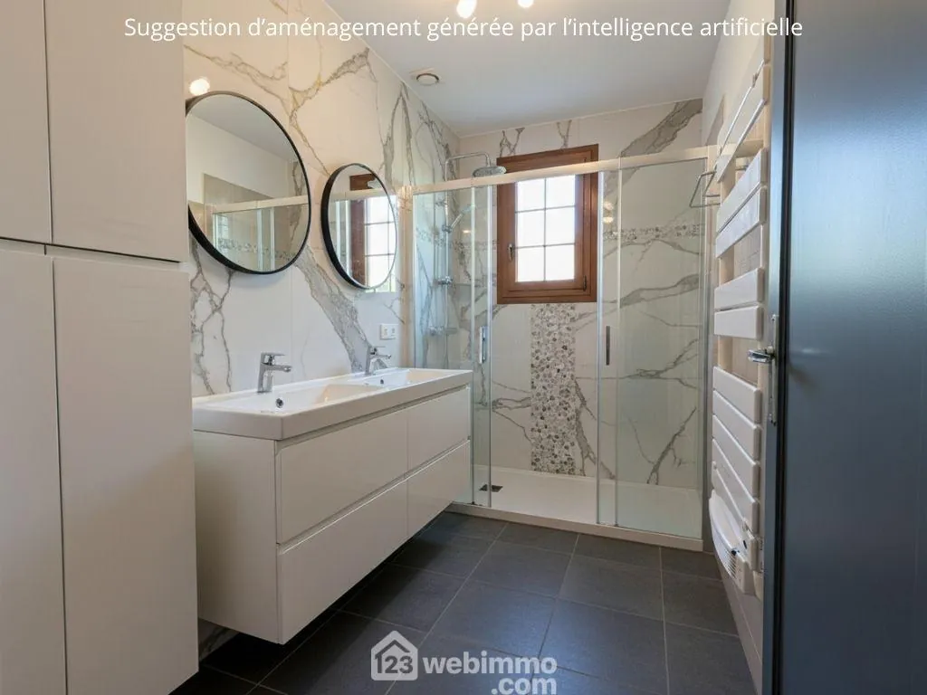 Maison familiale à Sablé-sur-Sarthe avec 3 chambres et grand sous-sol, terrain clos 