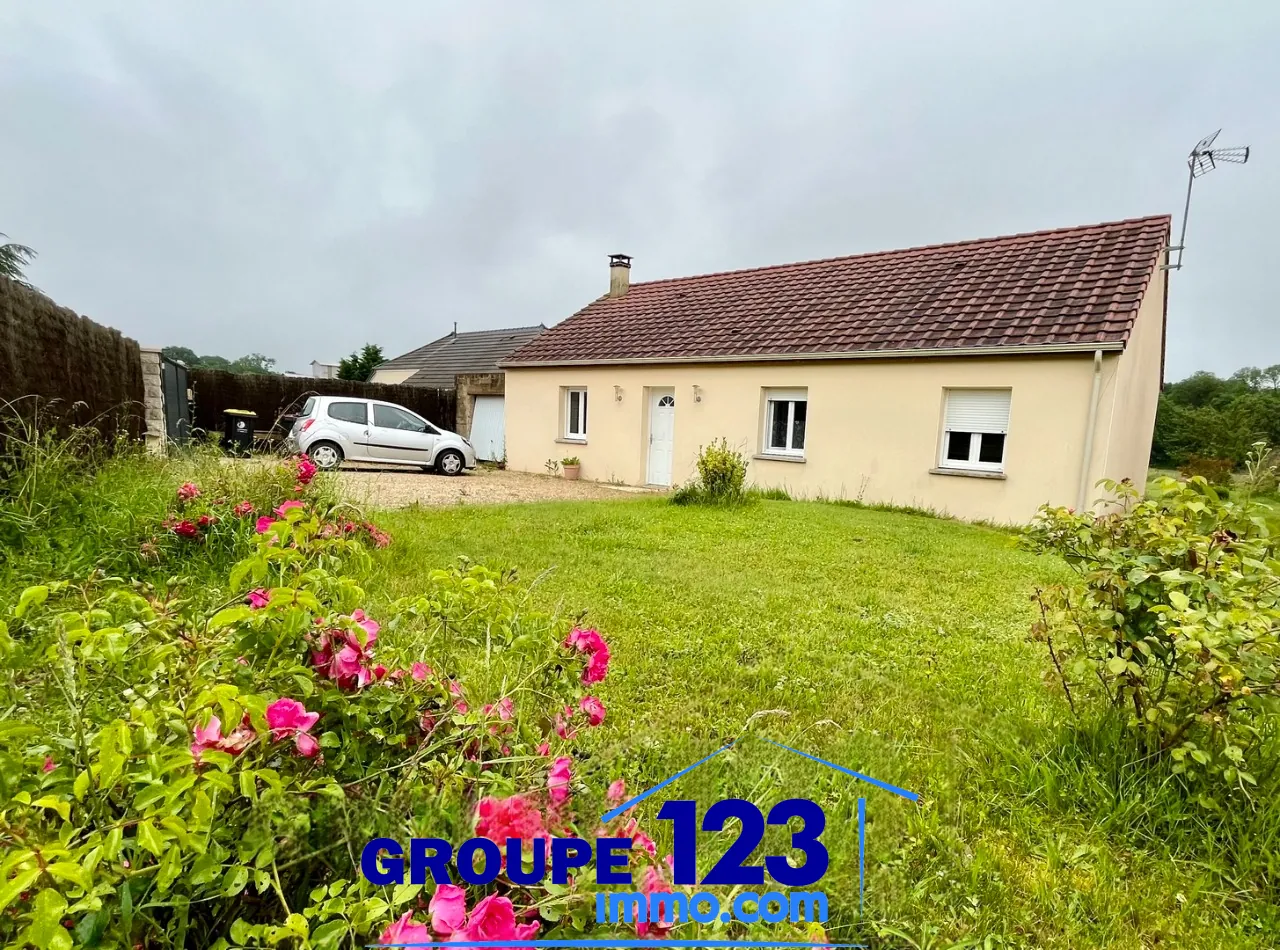 Spacieux pavillon de plain-pied avec piscine à Lindry, proche d'Auxerre