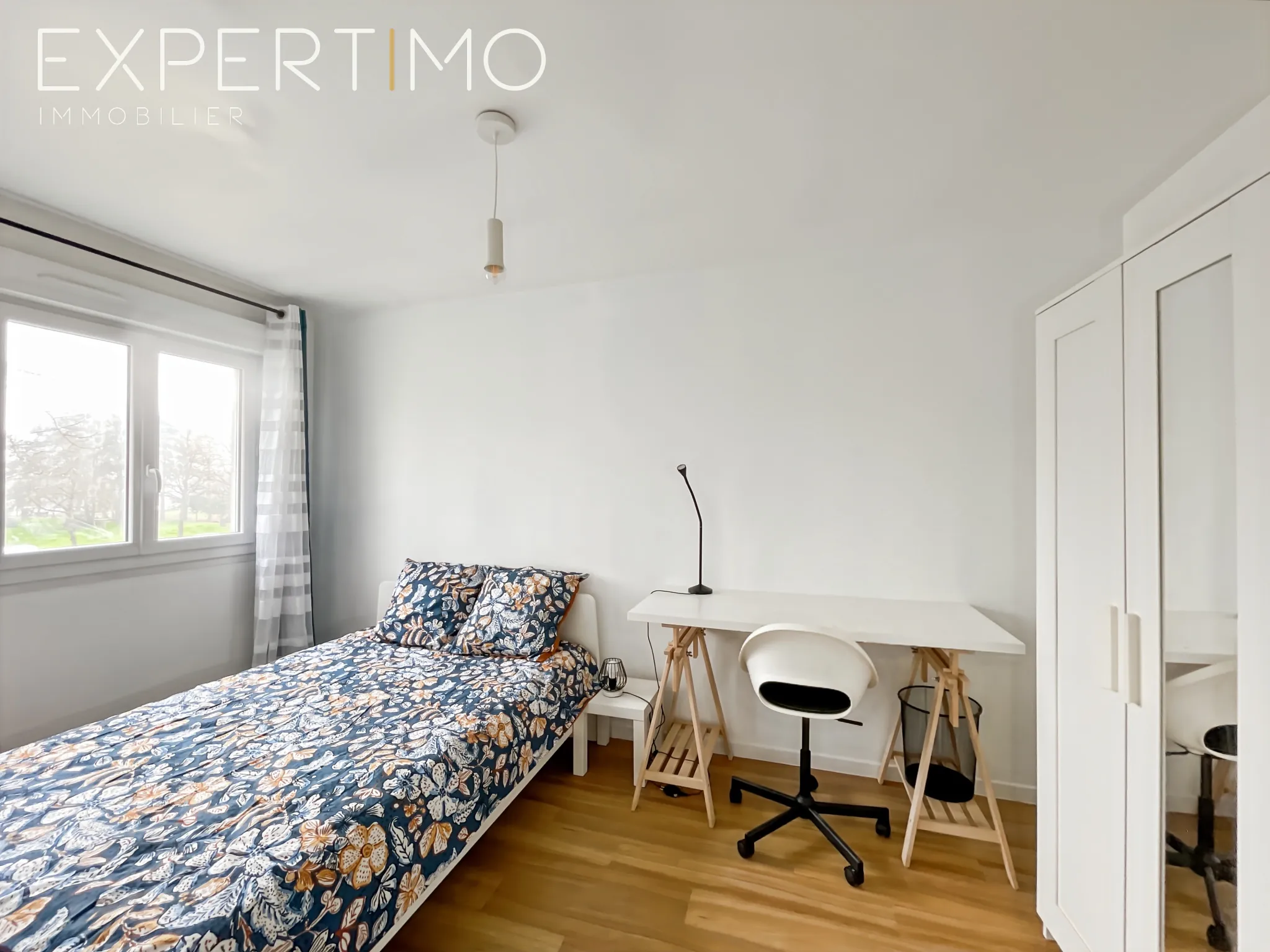 Appartement rénové à Rennes Hôpital Sud avec 4 chambres en colocation, rentabilité 8,8 % 