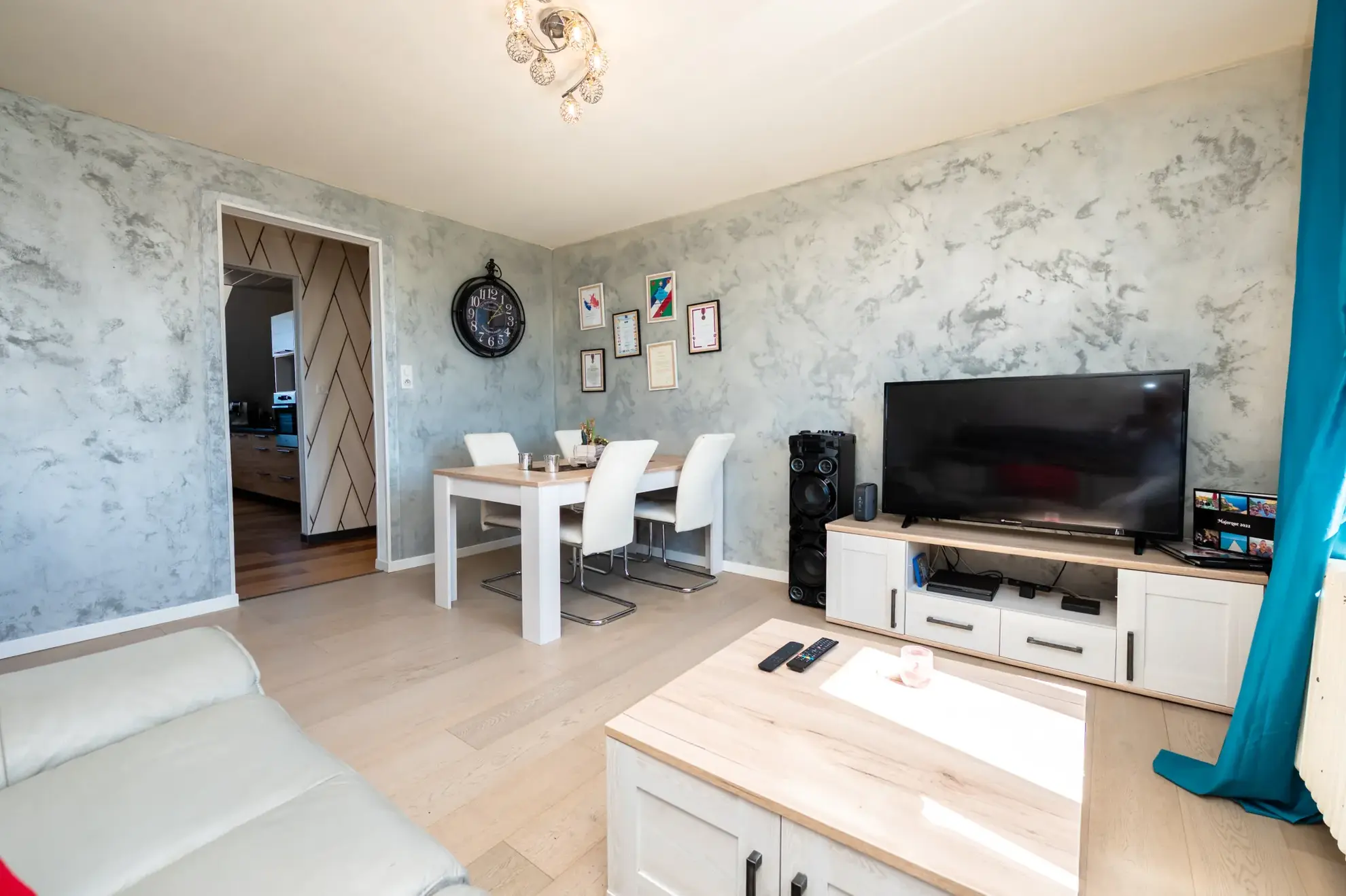 Vente d'un appartement T4 lumineux avec garage à Pontarlier 