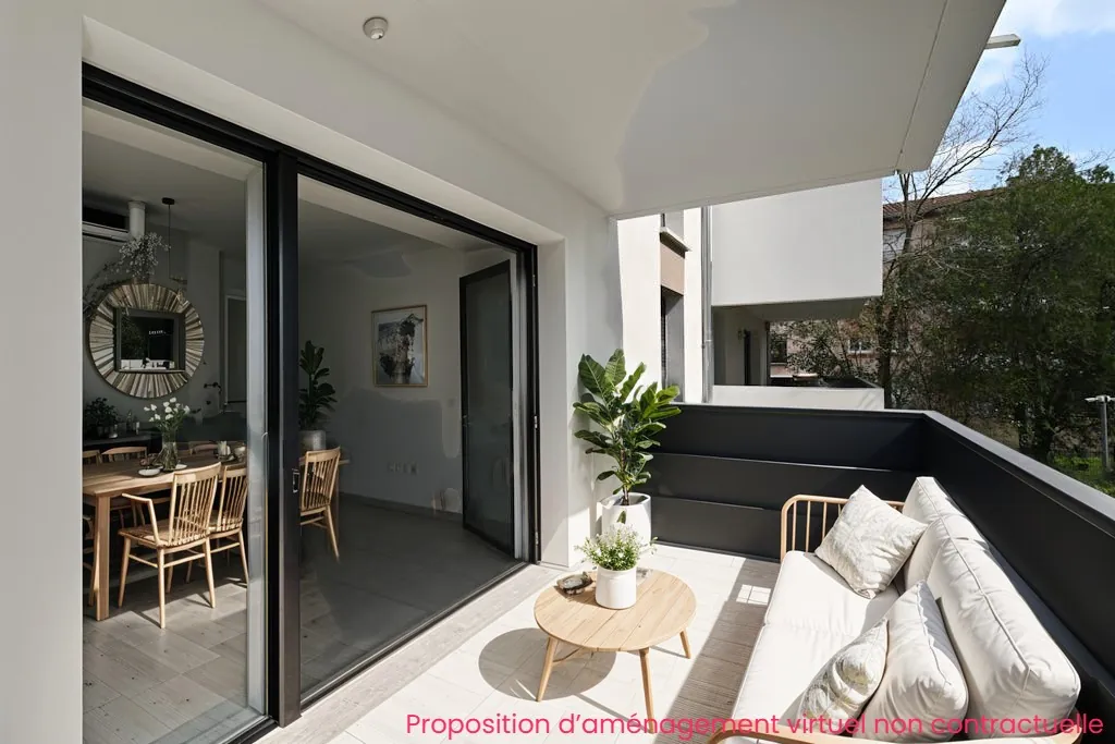Appartement T3 lumineux avec balcon et parking à Croix Daurade Toulouse