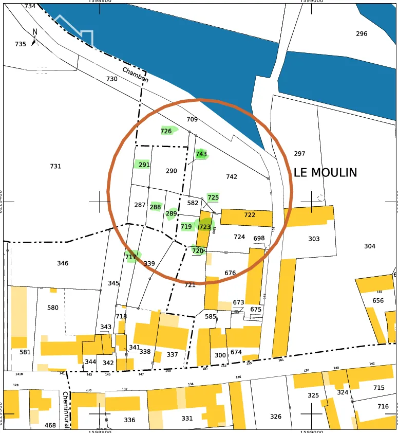 Maison 3 pièces de 66 m² avec terrain de 1350 m² à Chabris 