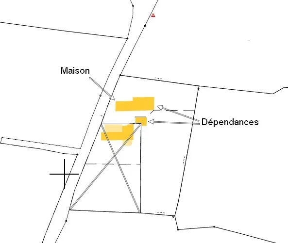 Longère en pierre avec dépendances et prairie à Yvias près de Paimpol et Lanvollon 