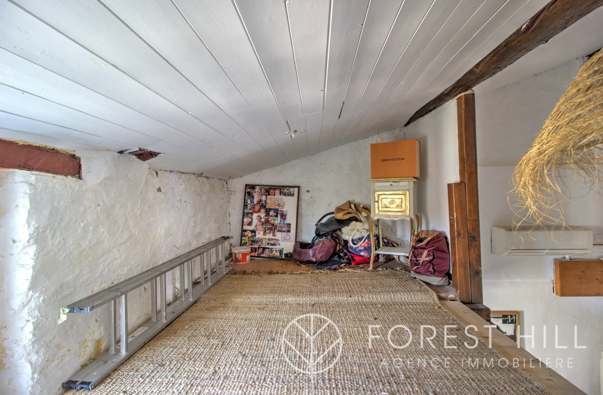 Triplex authentique à Céret avec terrasse et charme du bois et pierre 