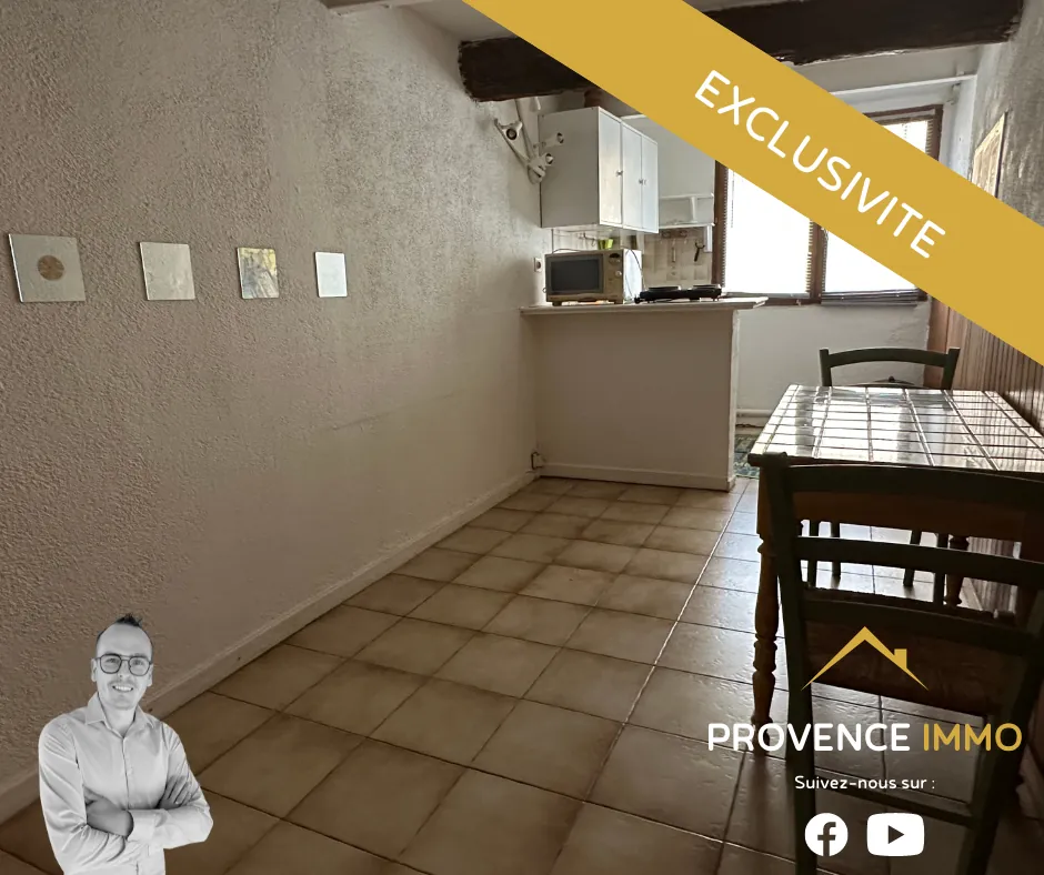 Appartement T2 avec cour intérieure à Aix-en-Provence – Opportunité d'investissement 