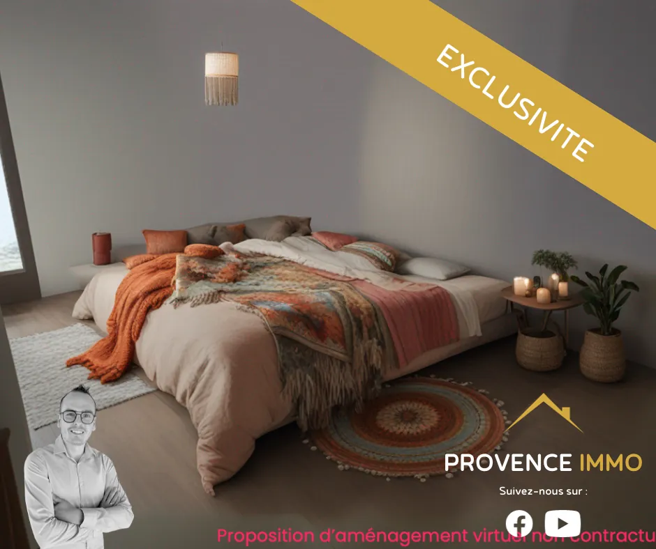 Appartement T2 avec cour intérieure au centre d'Aix-en-Provence - Opportunité à saisir