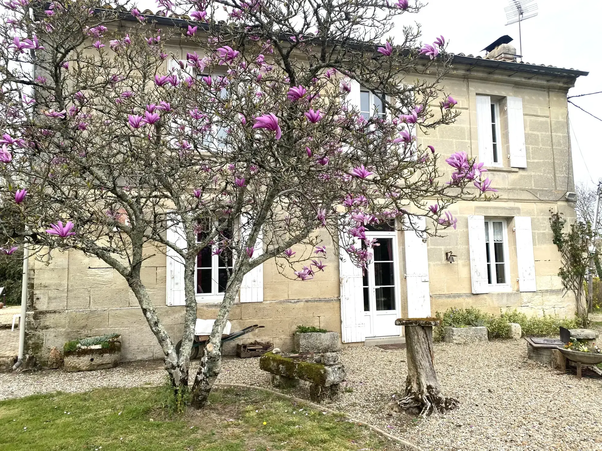 Charmante maison en pierre avec piscine et grand parc à Perissac 