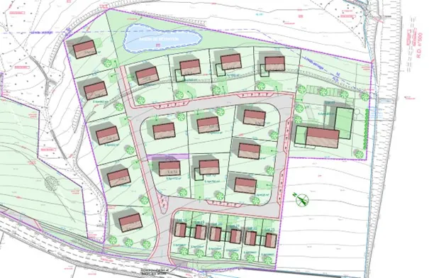Terrain viabilisé de 1032 m² à Saint-Just-Malmont, au calme et proche des commodités 