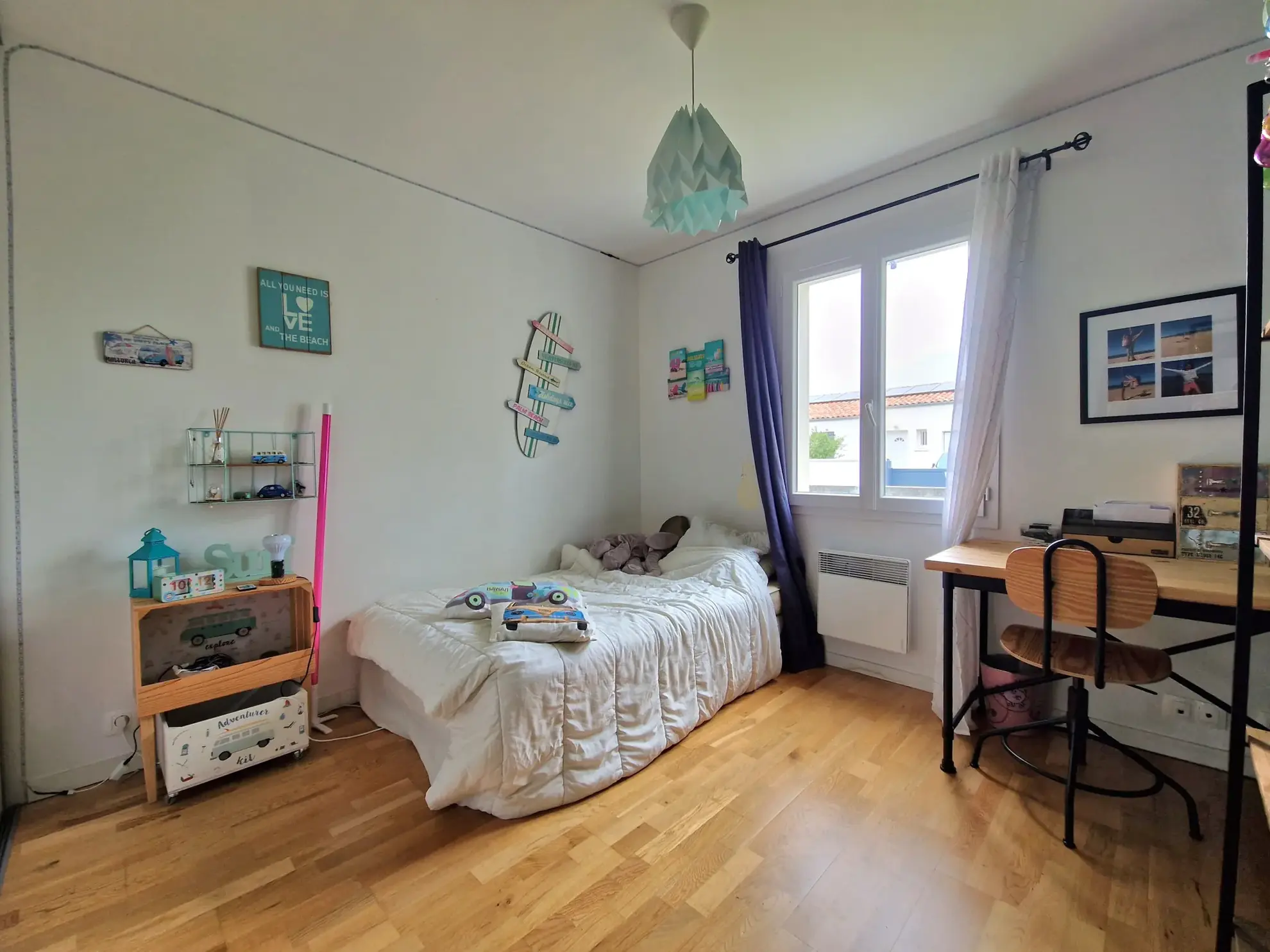 Maison de plain-pied avec jardin, 3 chambres et bureau à Pont-l’Abbé-d’Arnoult 