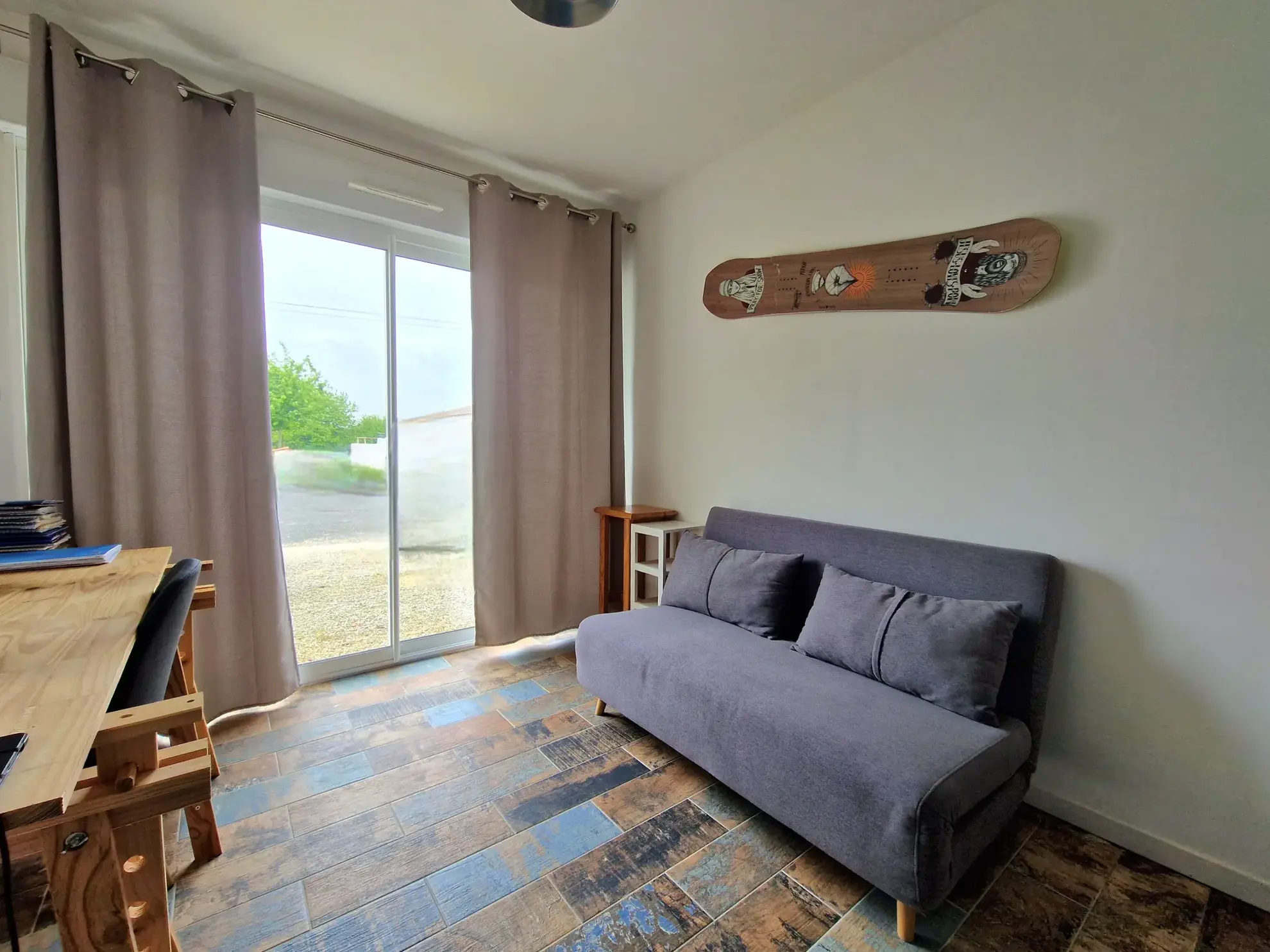 Maison de plain-pied avec jardin, 3 chambres et bureau à Pont-l’Abbé-d’Arnoult 