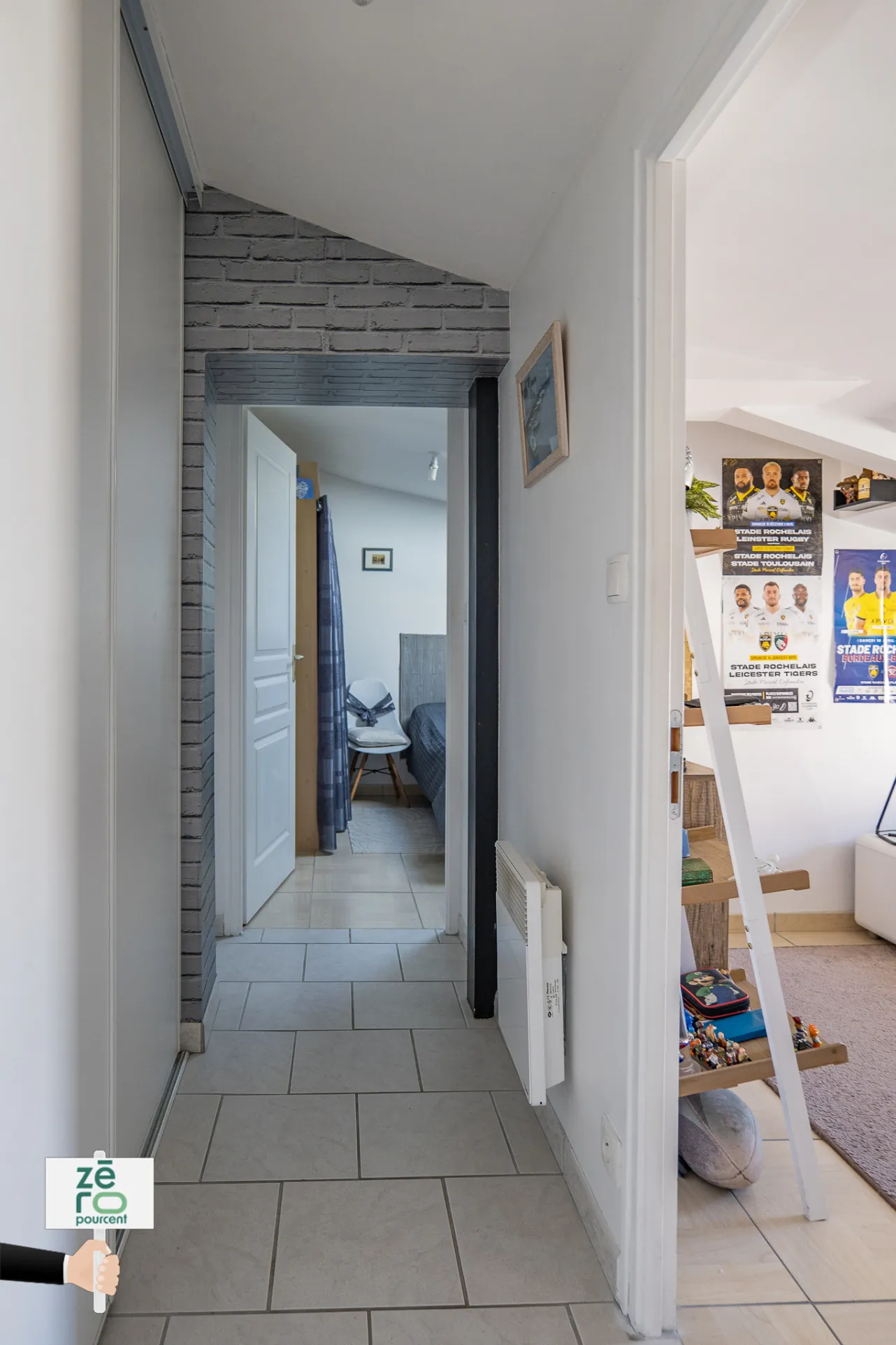 Maison de ville à Luçon avec 3 chambres, lumineuse et sans charges 