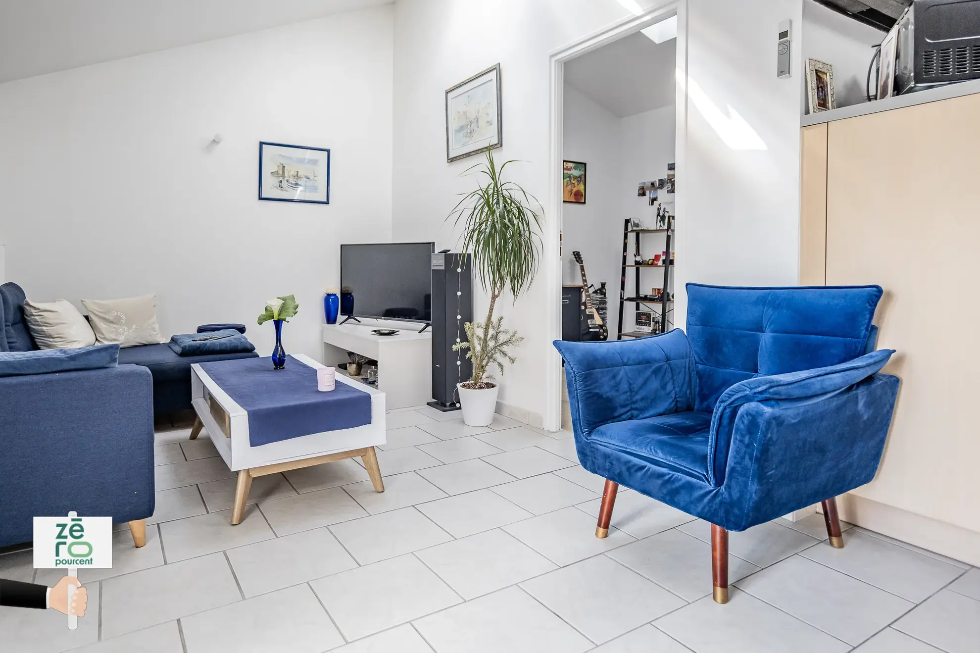 Maison de ville à Luçon avec 3 chambres, lumineuse et sans charges 