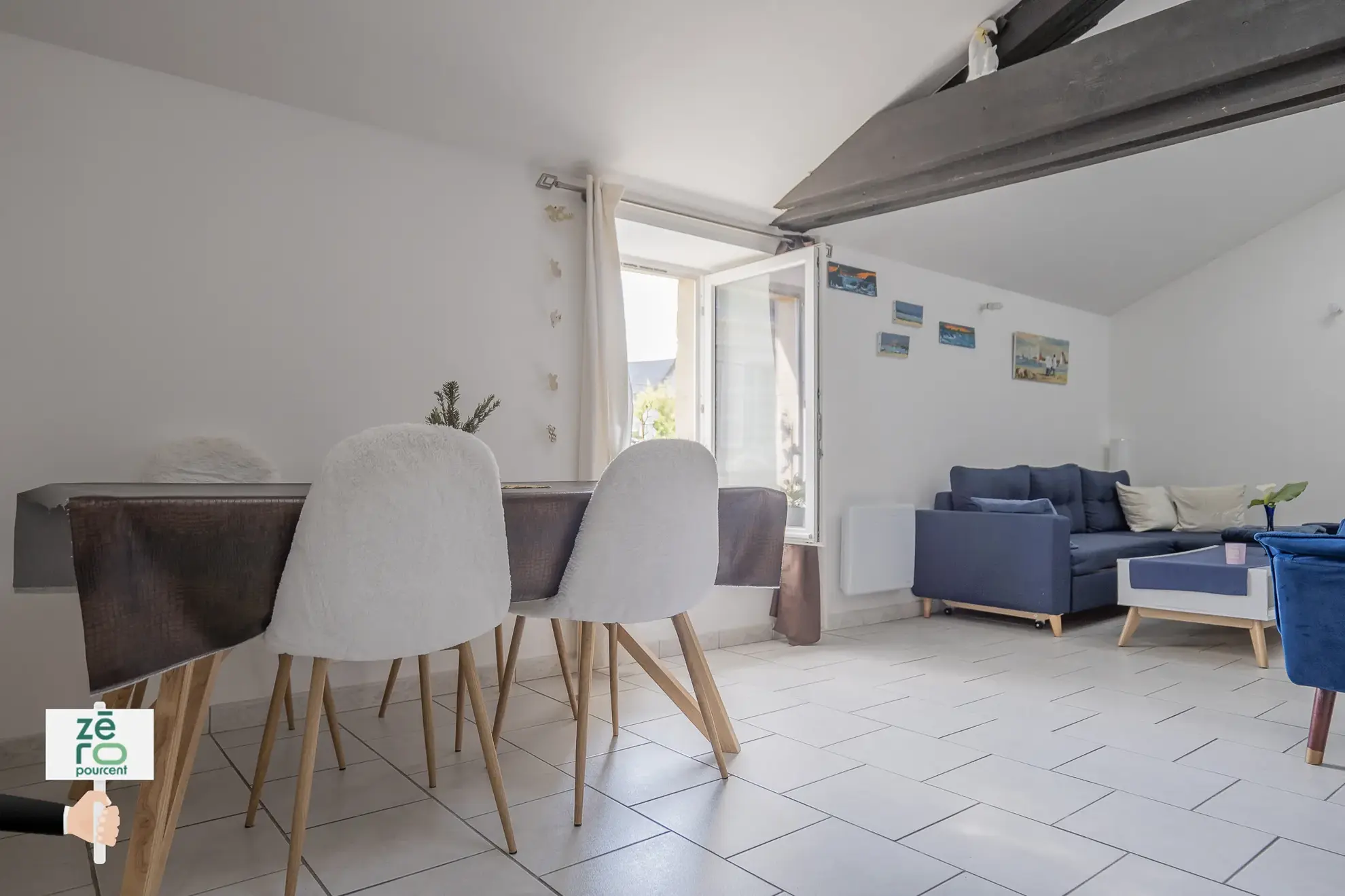 Maison de ville à Luçon avec 3 chambres, lumineuse et sans charges 