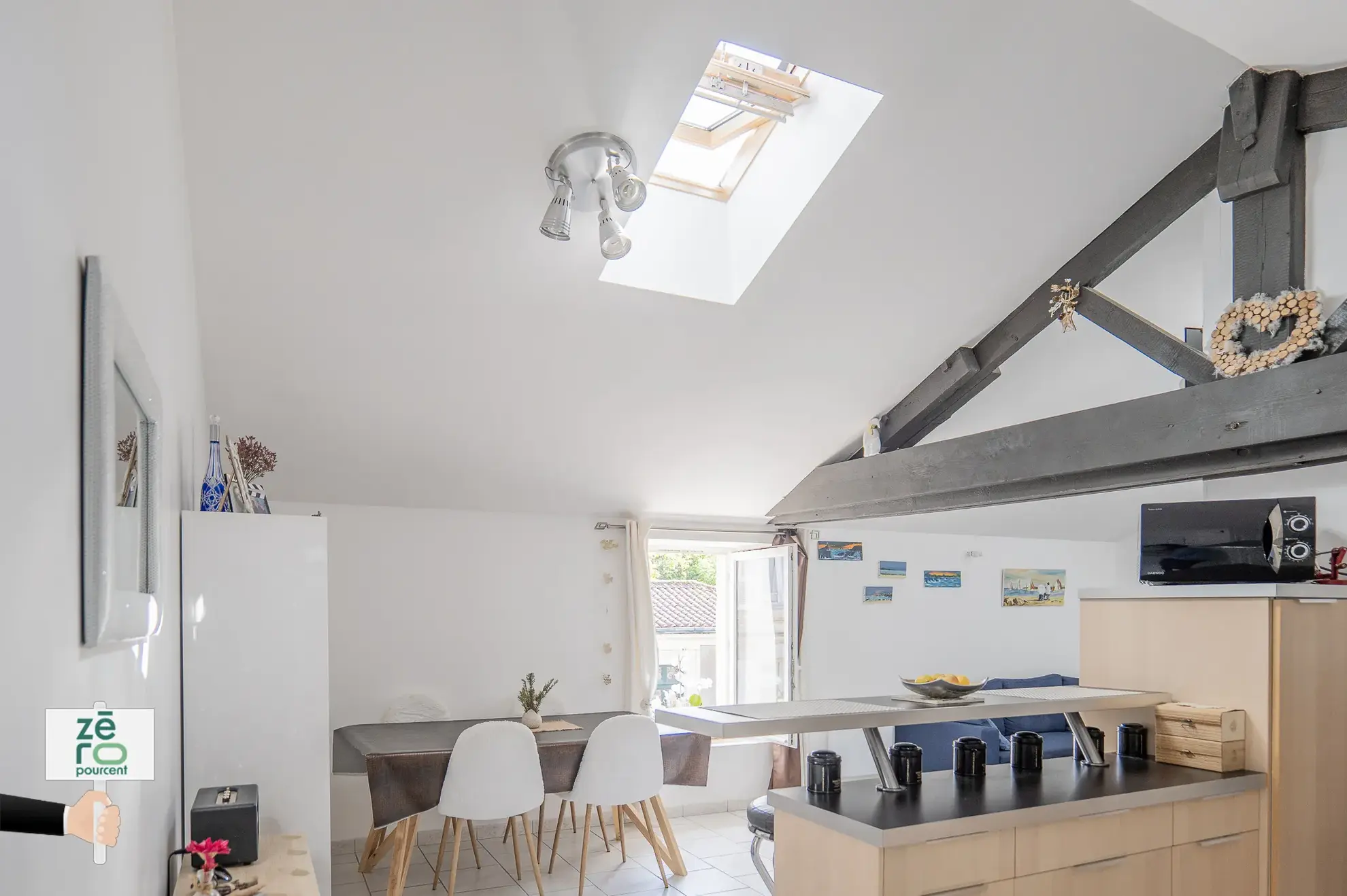 Maison de ville à Luçon avec 3 chambres, lumineuse et sans charges 