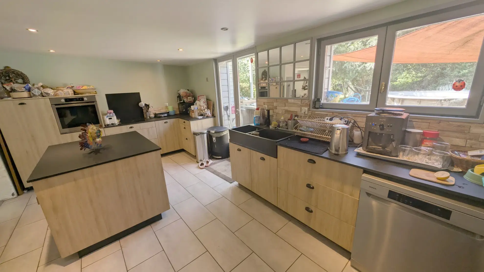 Longère avec piscine, jardin et dépendances à Quend - Charmante maison rénovée 130 m² 