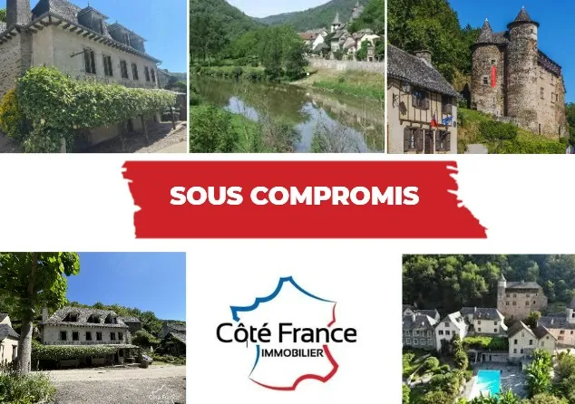 Belle propriété authentique avec potentiel dans un village du Cantal