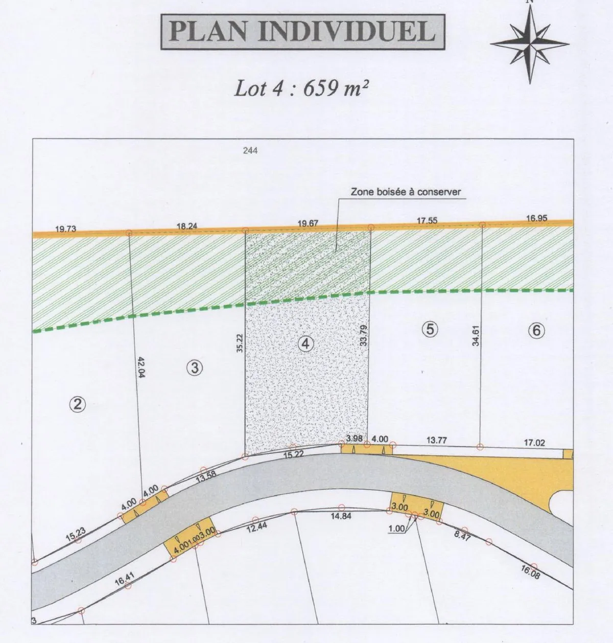 Terrain constructible de 659 m² à Pranzac proche La Rochefoucauld