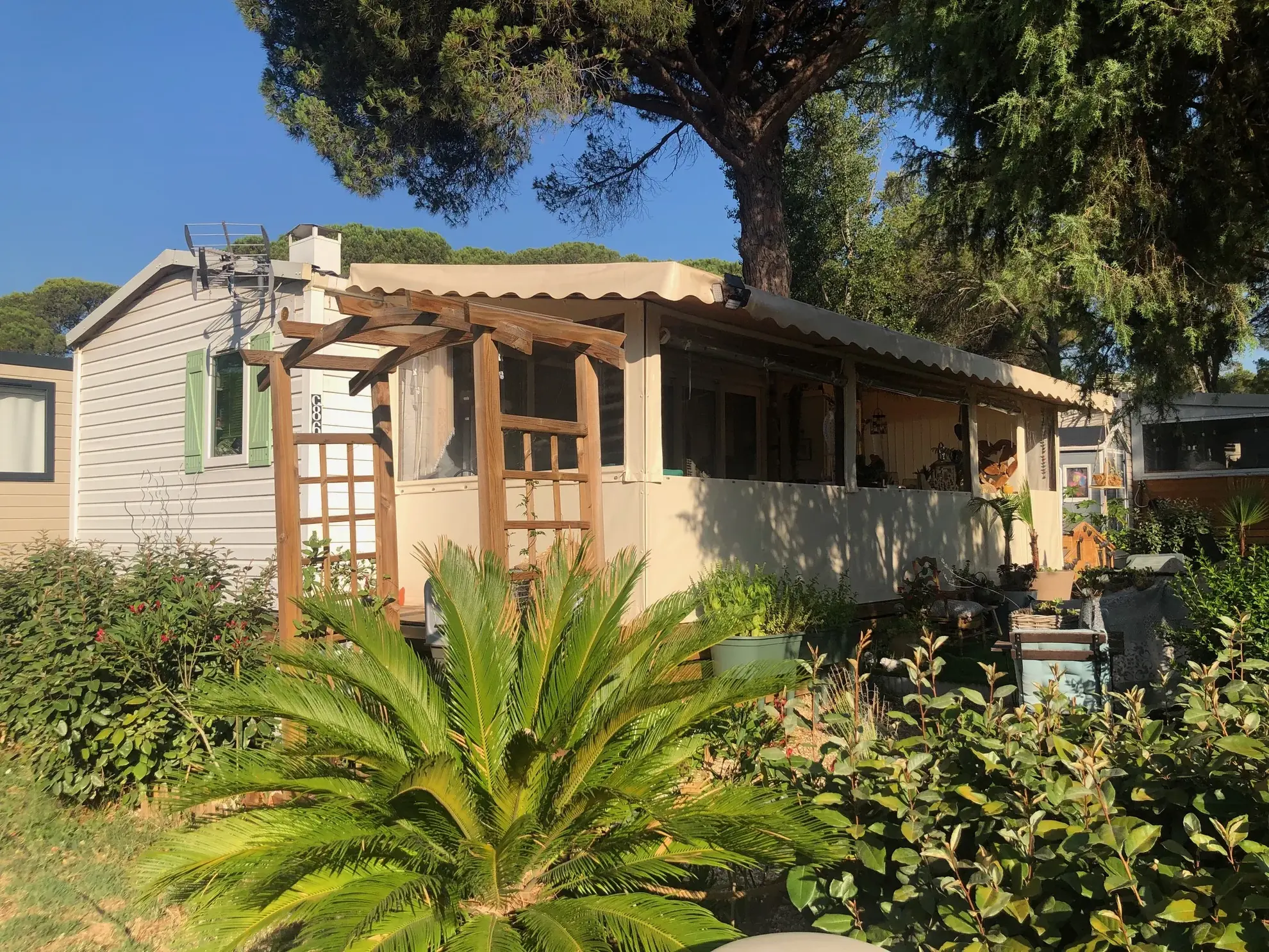 Mobilhome à vendre dans parc de loisirs 5 étoiles à Puget-sur-Argens