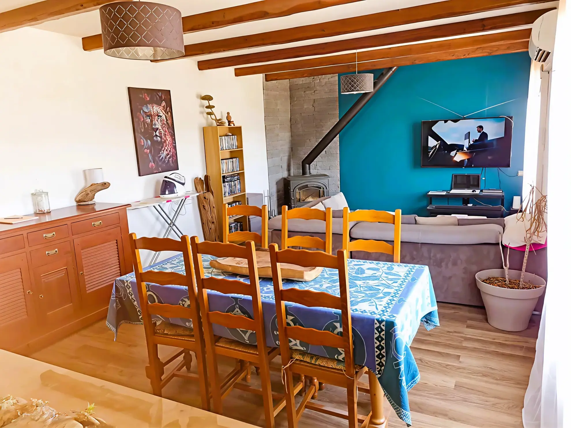 Maison en position dominante avec vue exceptionnelle à Saint Martin de Valgalgues 