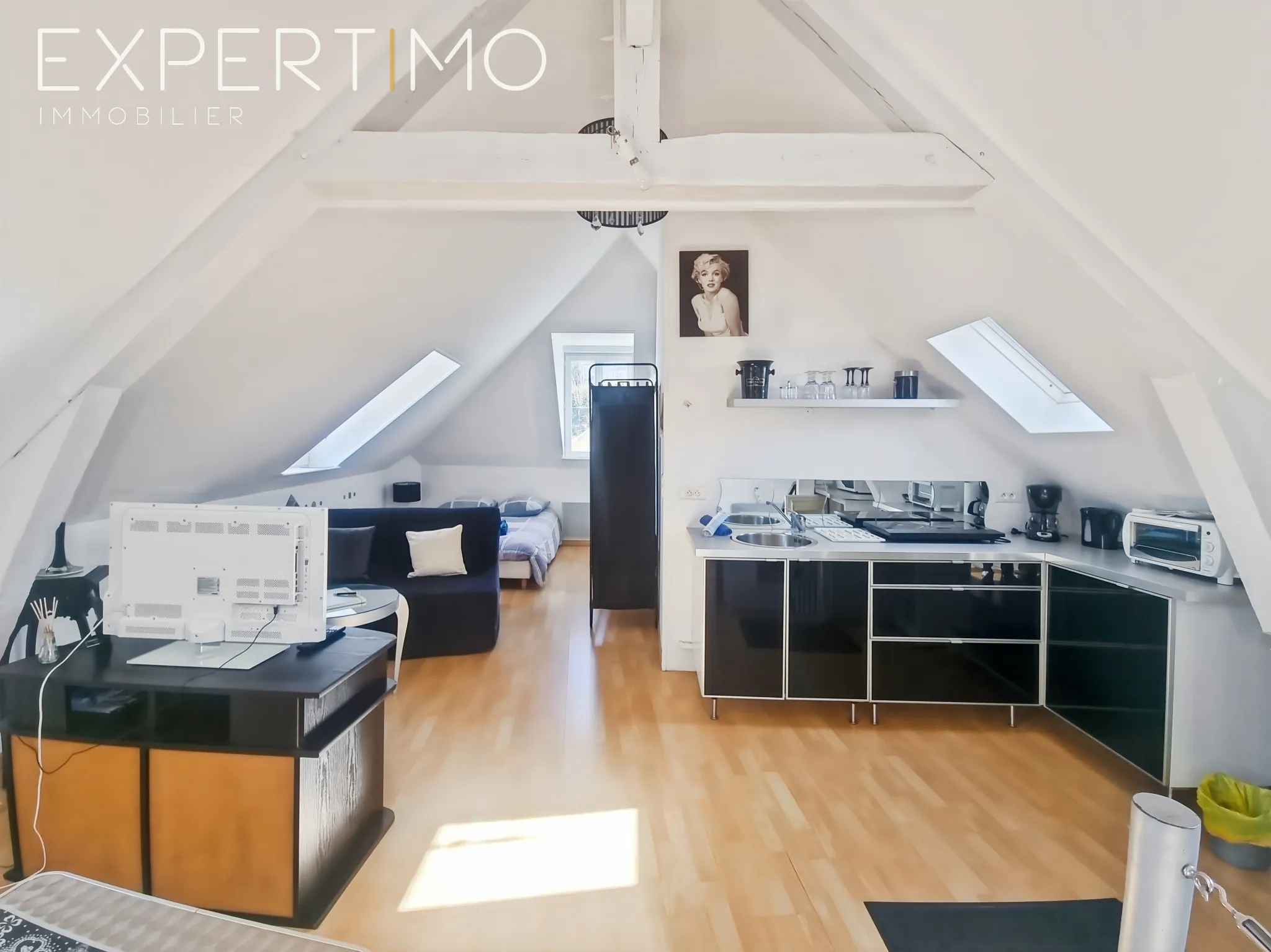 Studio de 23 m² avec vue imprenable sur la mer au Tréport 