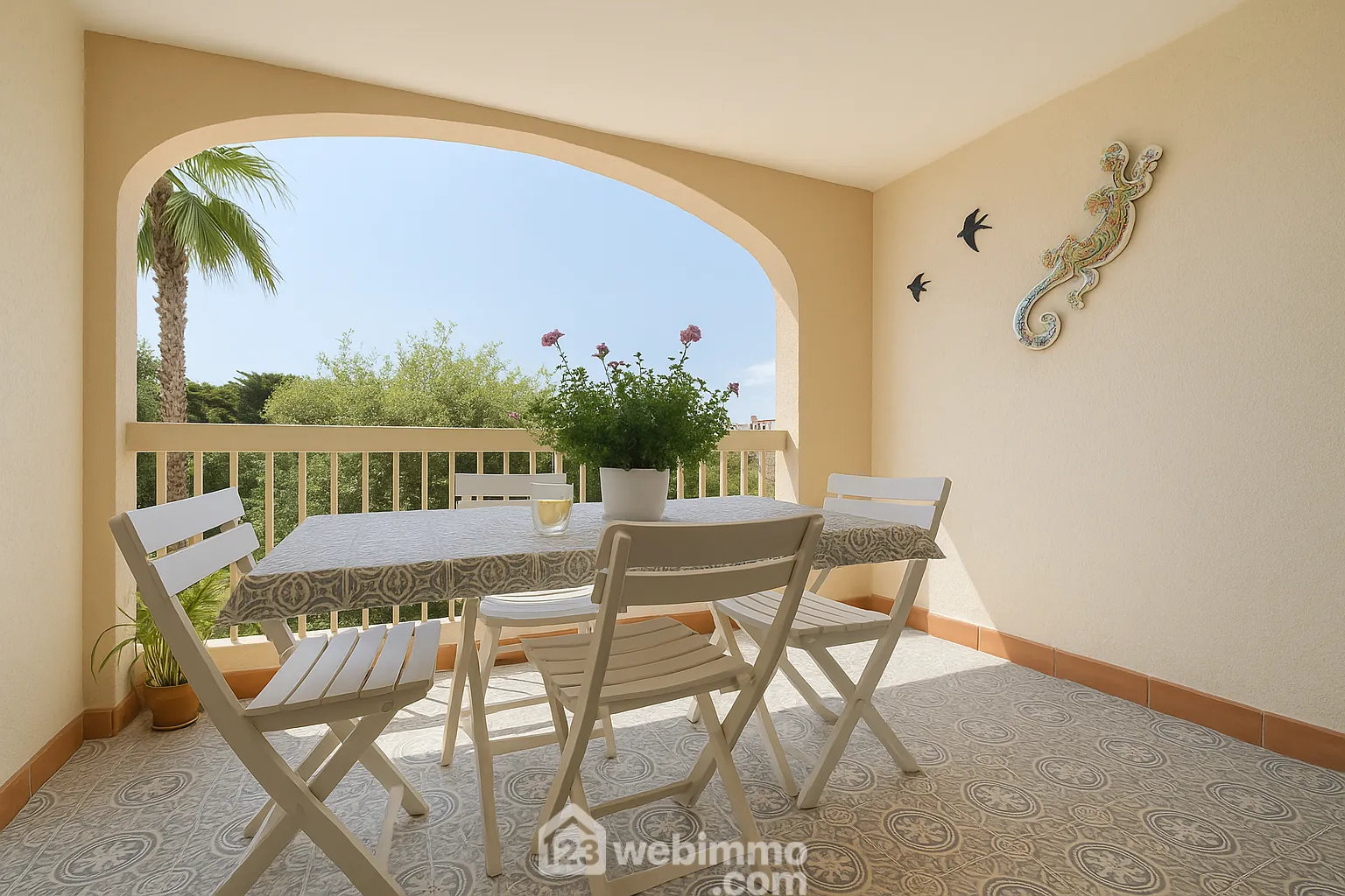 Appartement avec terrasse ensoleillée et piscine à Sainte-Maxime