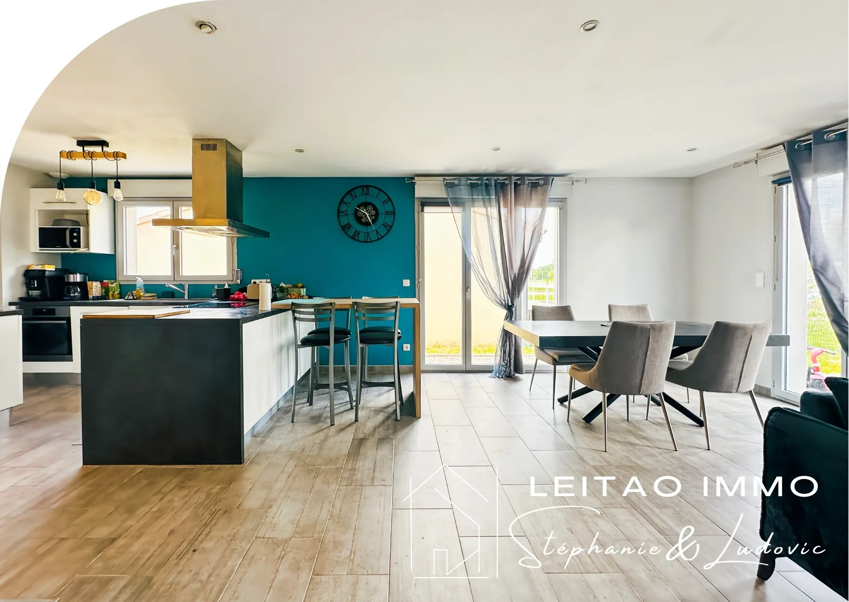 Maison individuelle avec piscine à Poucharramet, 94 m², récent et calmes environnements 