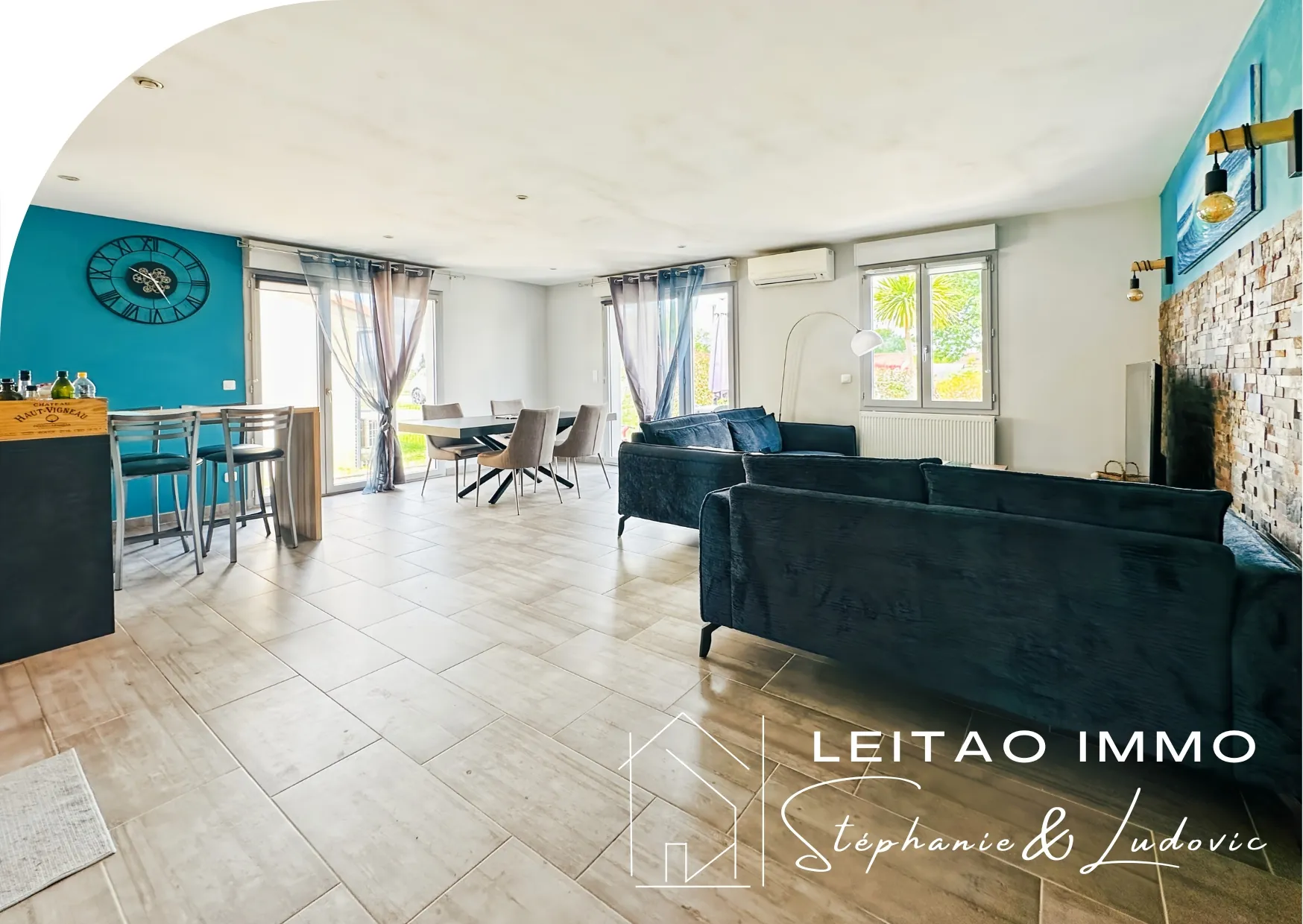 Maison individuelle avec piscine à Poucharramet, 94 m², récent et calmes environnements 