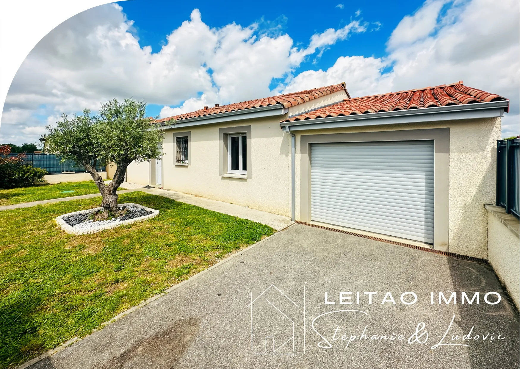 Maison individuelle avec piscine à Poucharramet, 94 m², récent et calmes environnements 