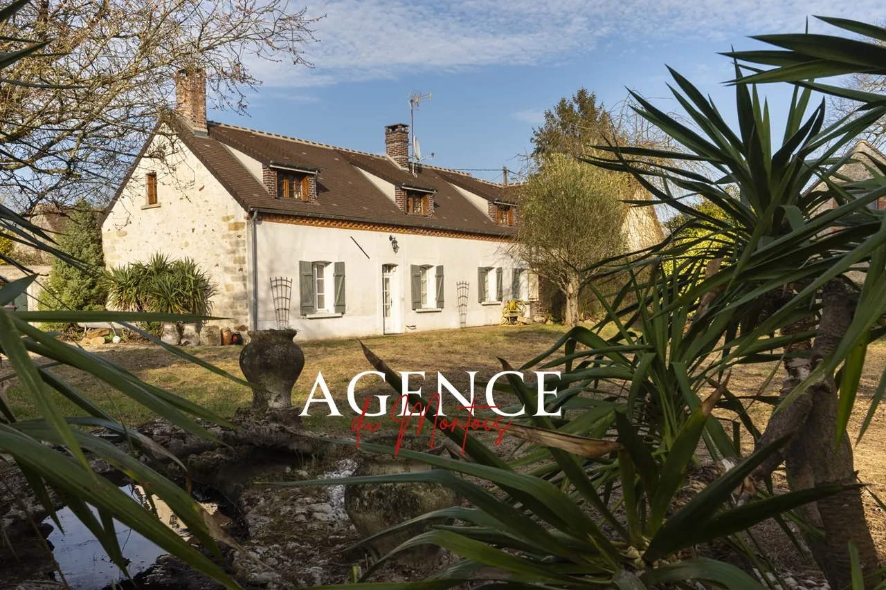 Fermette rénovée de 151 m² avec jardin clos à Gouaix près de Provins