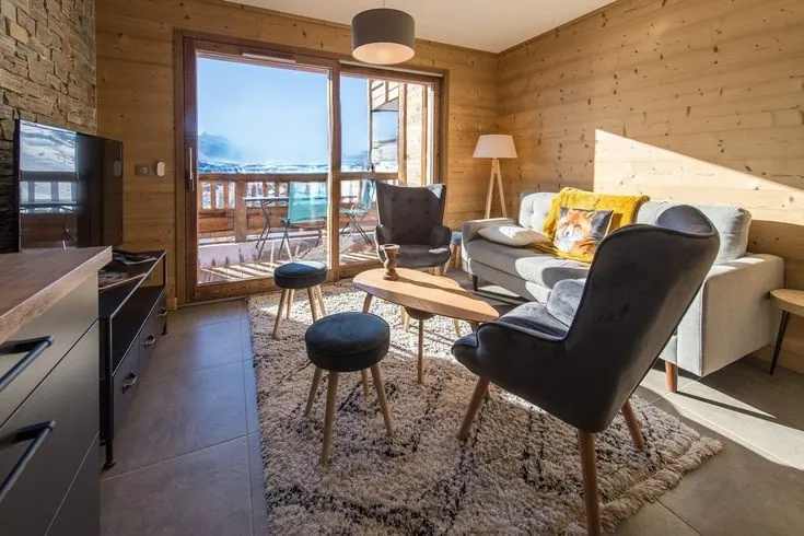 Appartement 2 pièces de 46 m² à Passy avec balcon et parking sécurisé