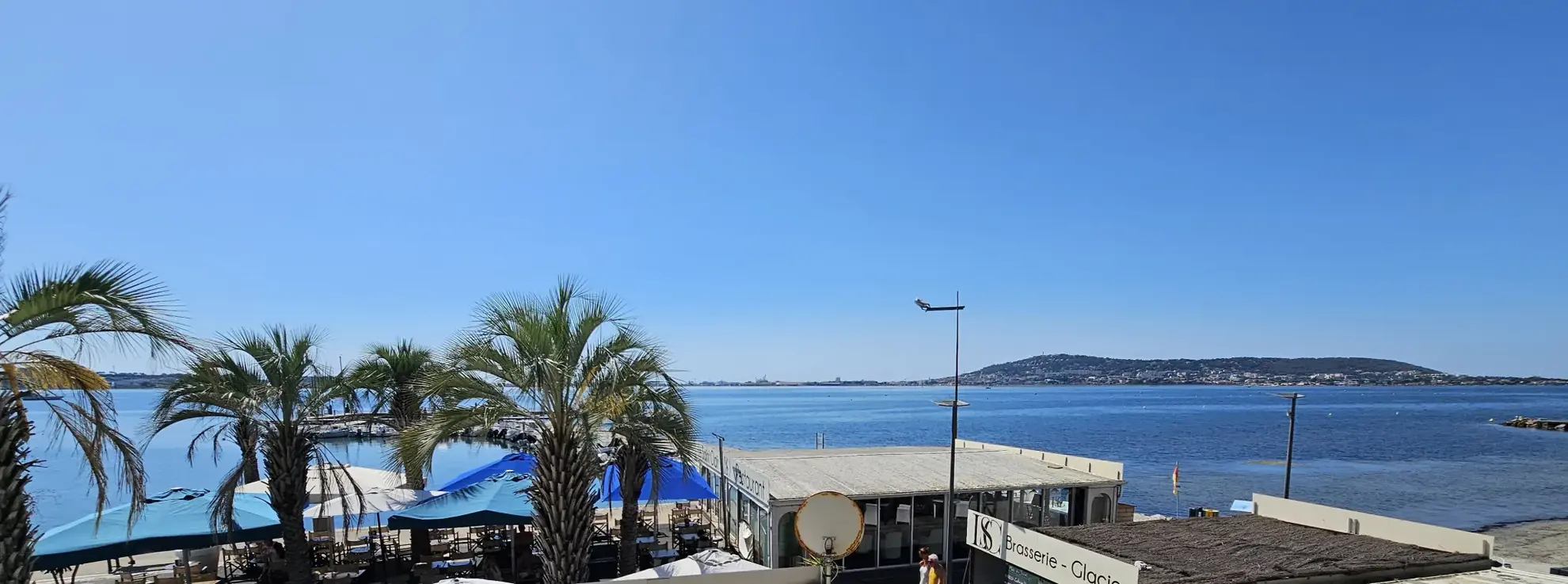 Grand T2 avec vue exceptionnelle sur l'étang de Thau à Balaruc-les-Bains 