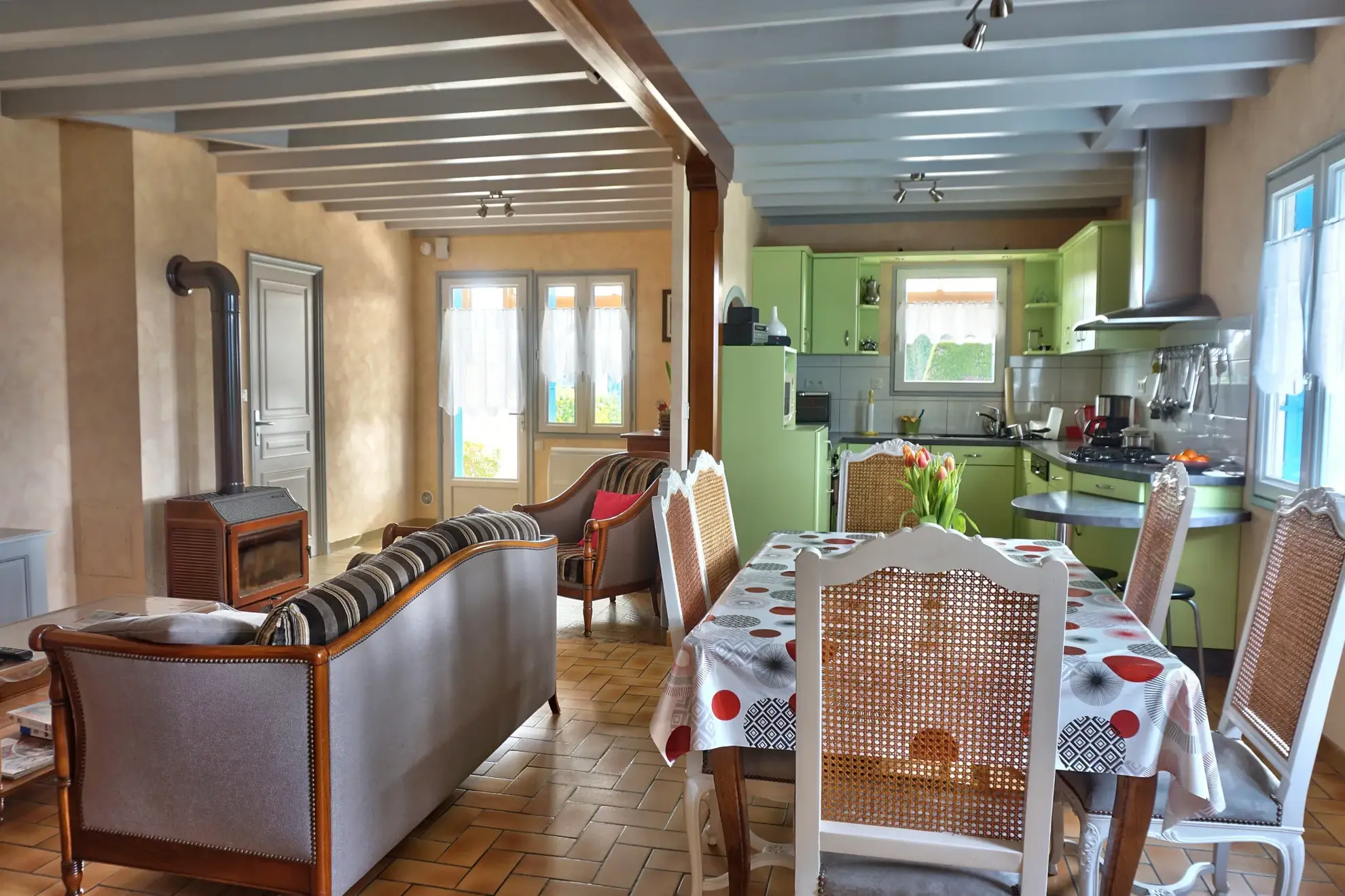 Propriété mixte avec maison et atelier à Goudelin près de Guingamp/Lanvollon 