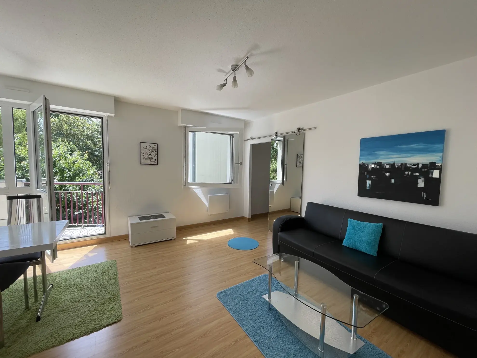 Bel appartement F2 traversant à Brunstatt avec garage et cave