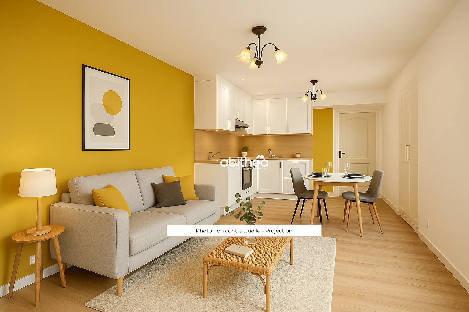 Maison de plain-pied rénovée à Mosnac de 44 m² avec jardin et terrasse 