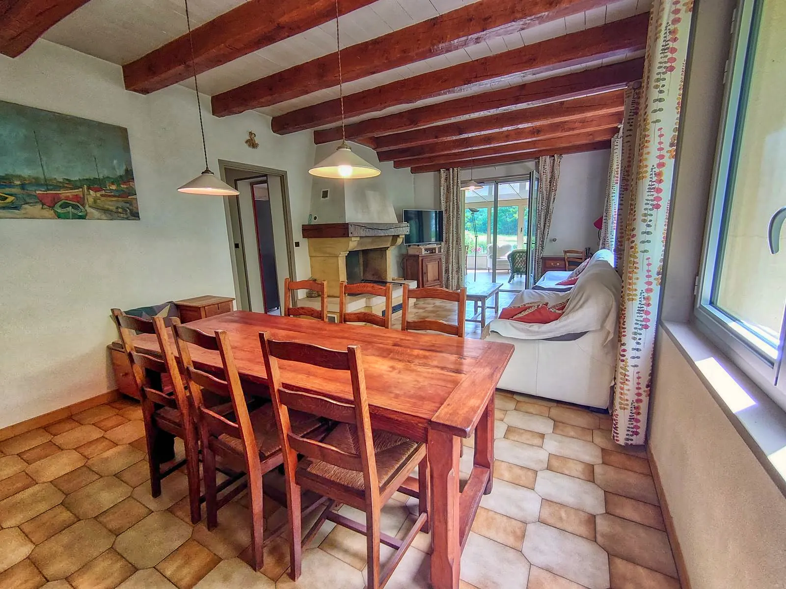 Maison de 3 chambres avec véranda et grand jardin proche Montcabrier 